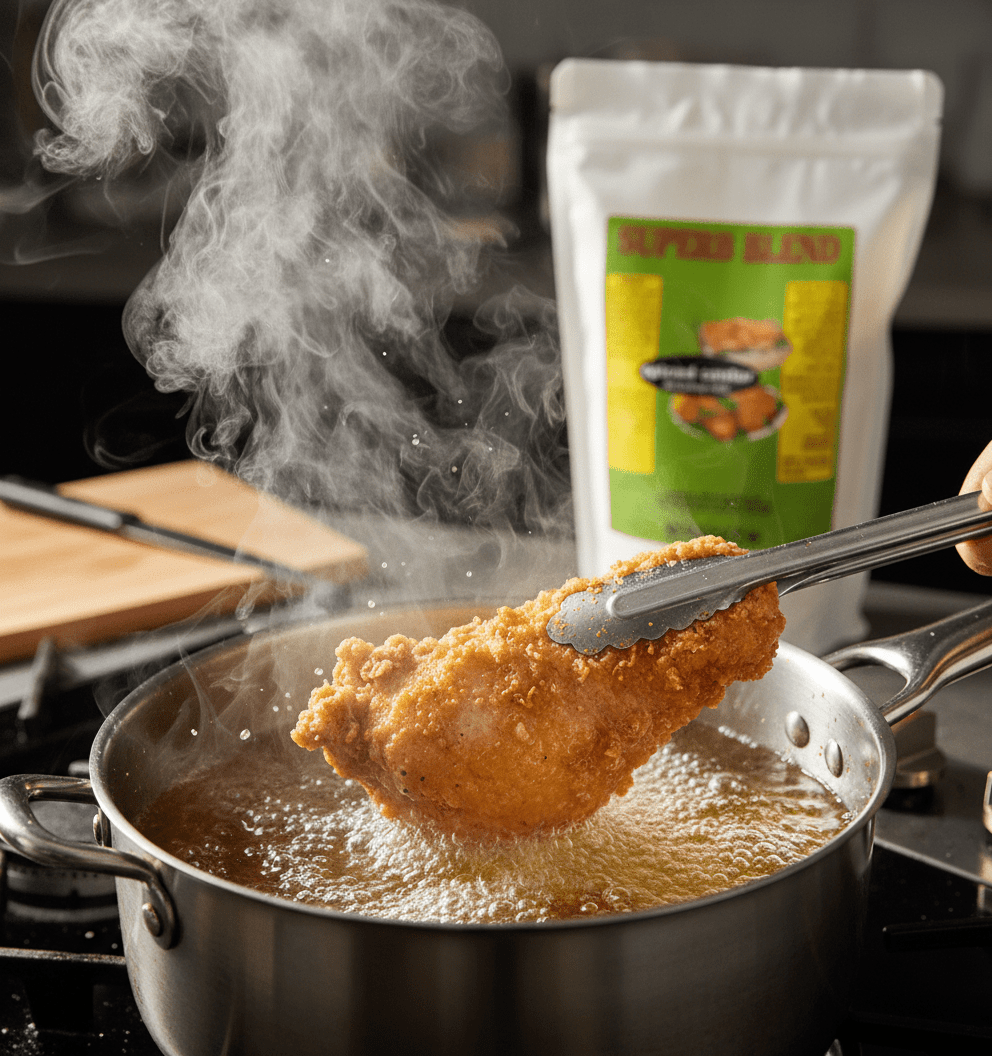 Crispy Fried Chicken Recipe - Southern Style with SUPERB BLEND