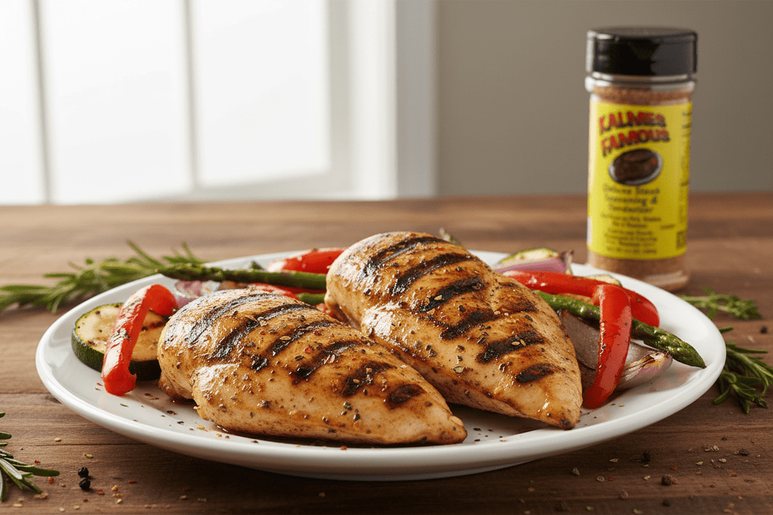 Delicious Juicy Grilled Chicken Breast Recipe with Kalmes Seasoning - Kalmes Foods Co