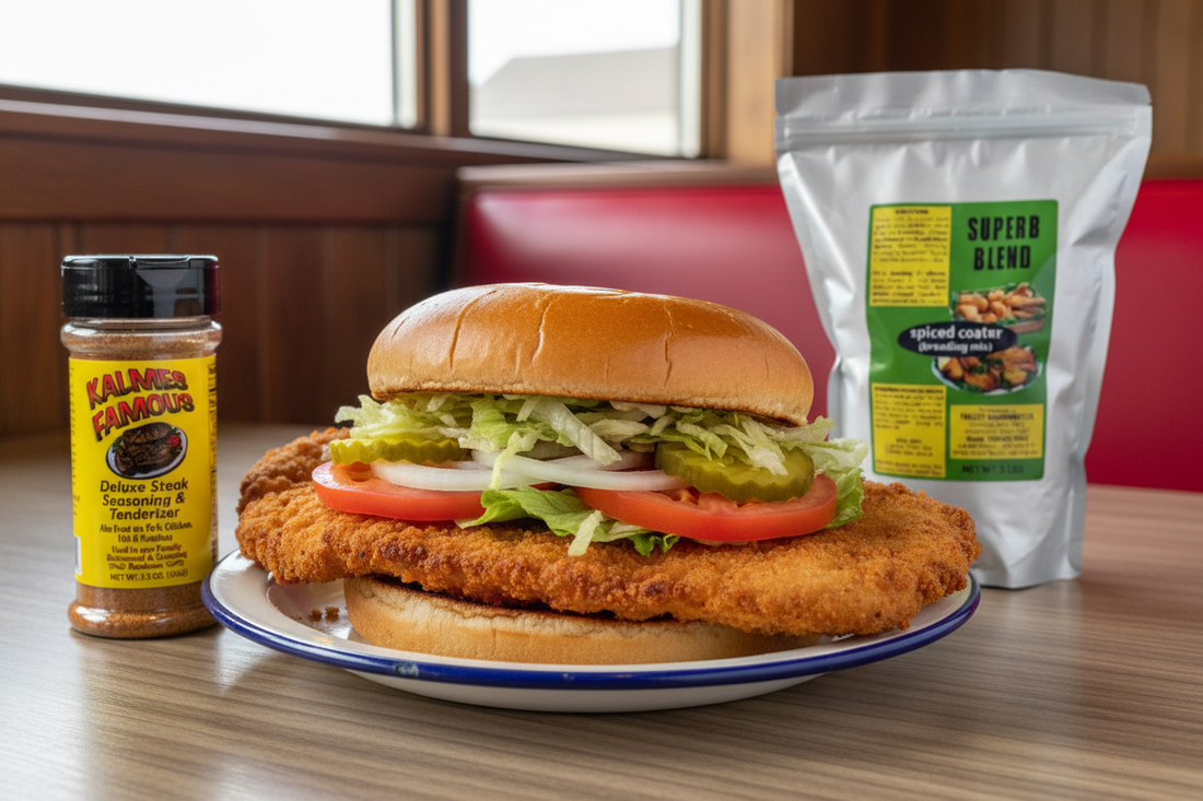 Pork Tenderloin Sandwich Iowa Style