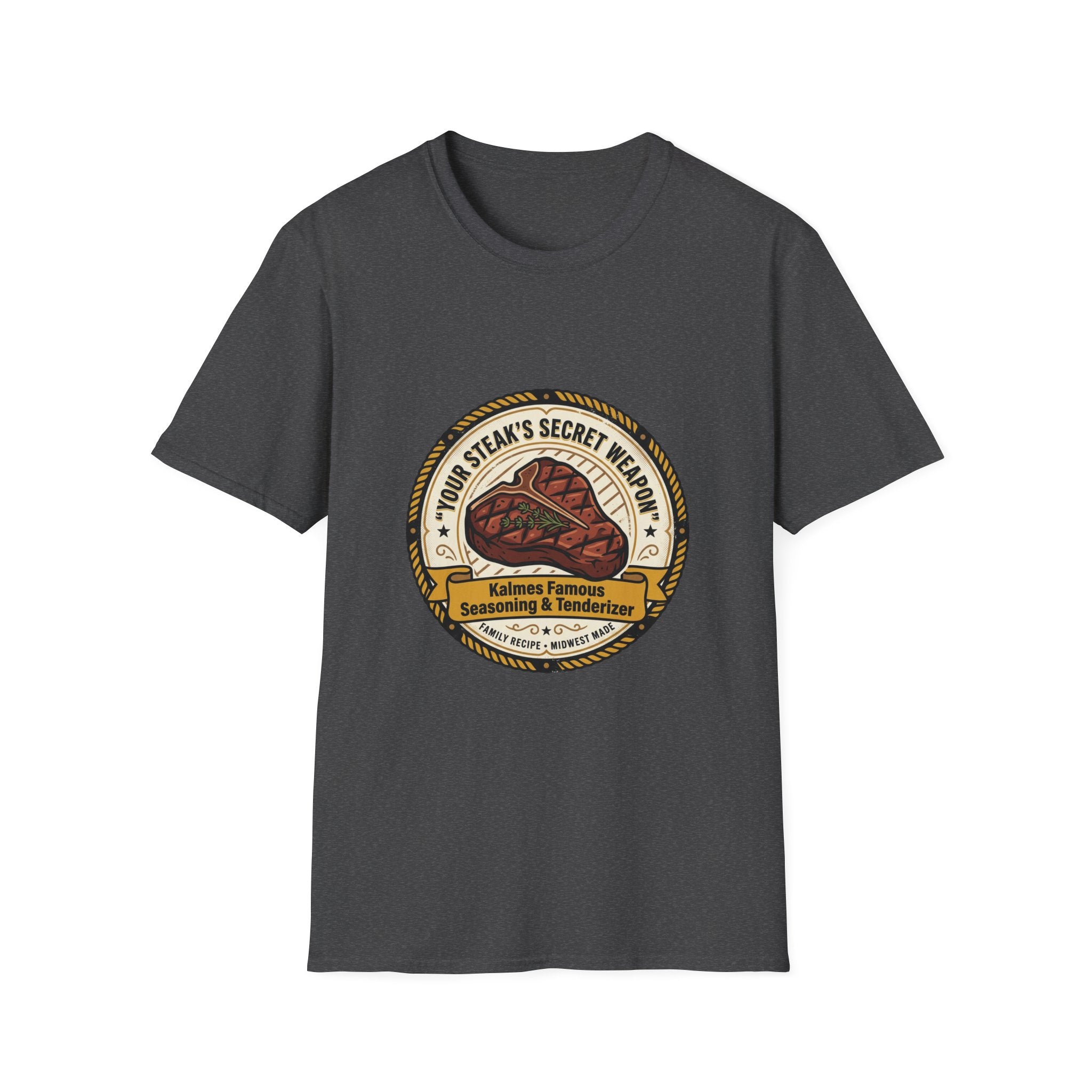 Steak Lover T‑Shirt — "Your Steak's Secret Weapon" Vintage Steak Badge Tee