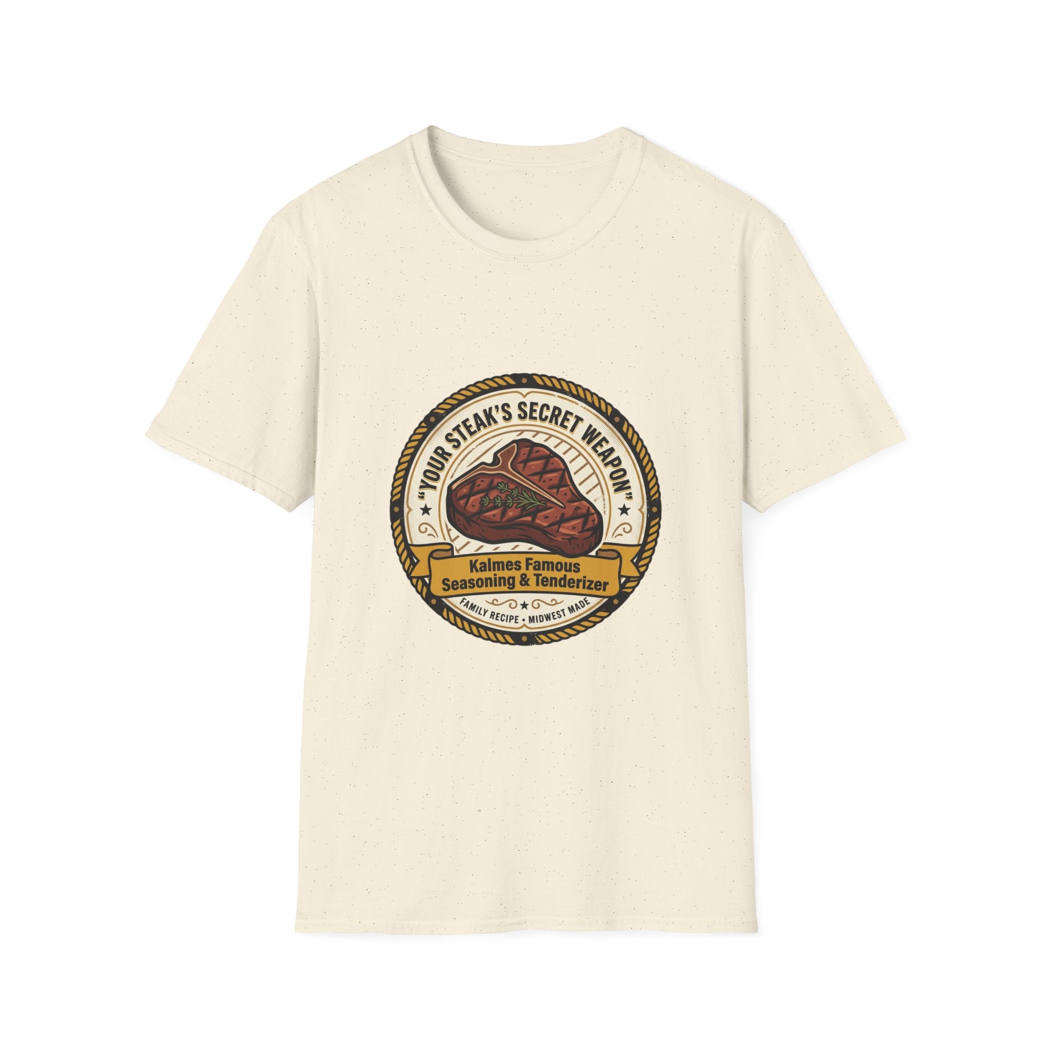 Steak Lover T‑Shirt — "Your Steak's Secret Weapon" Vintage Steak Badge Tee