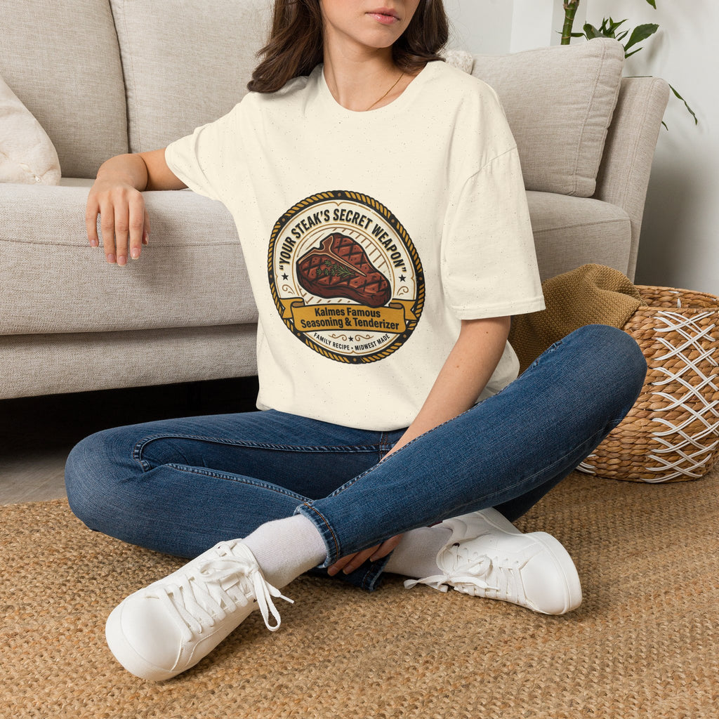 Steak Lover T‑Shirt — "Your Steak's Secret Weapon" Vintage Steak Badge Tee