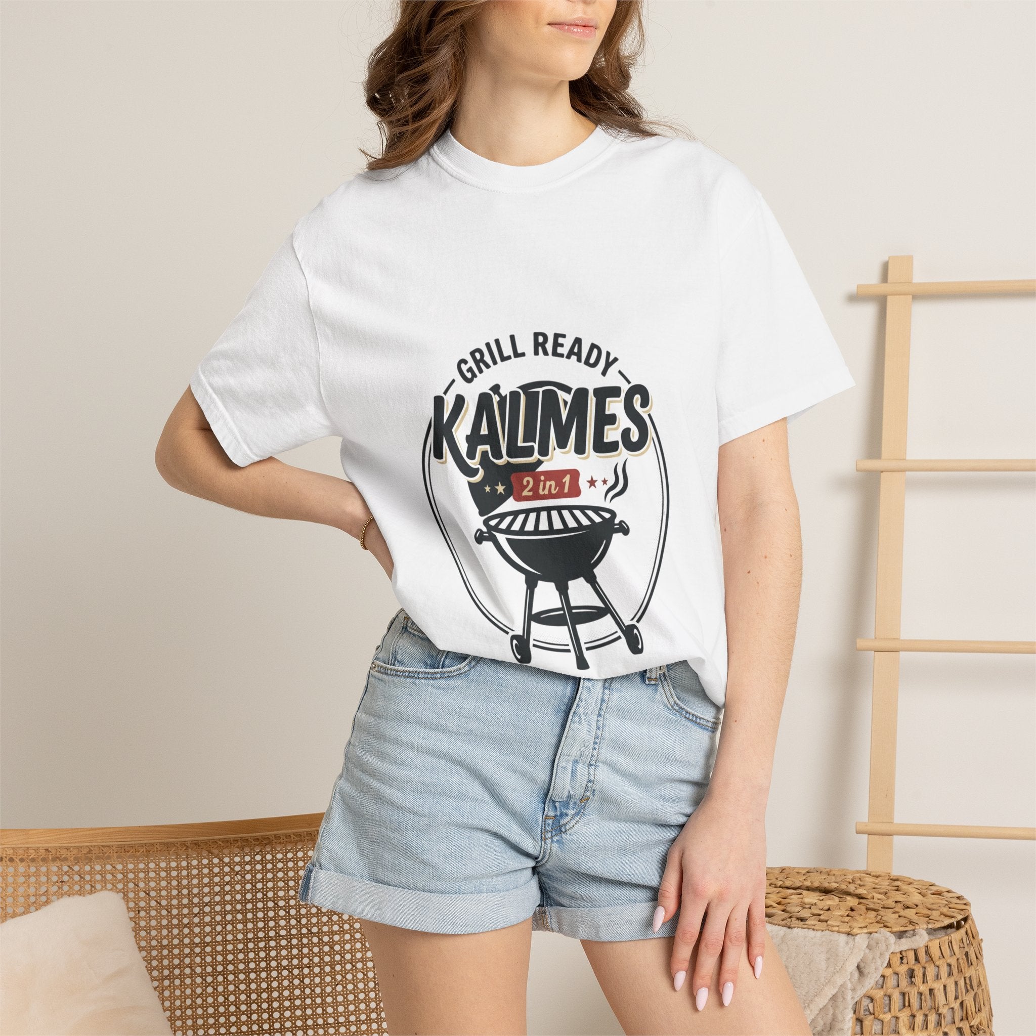 Grill Ready Kalmes T-Shirt — BBQ Dad & Grillmaster Tee