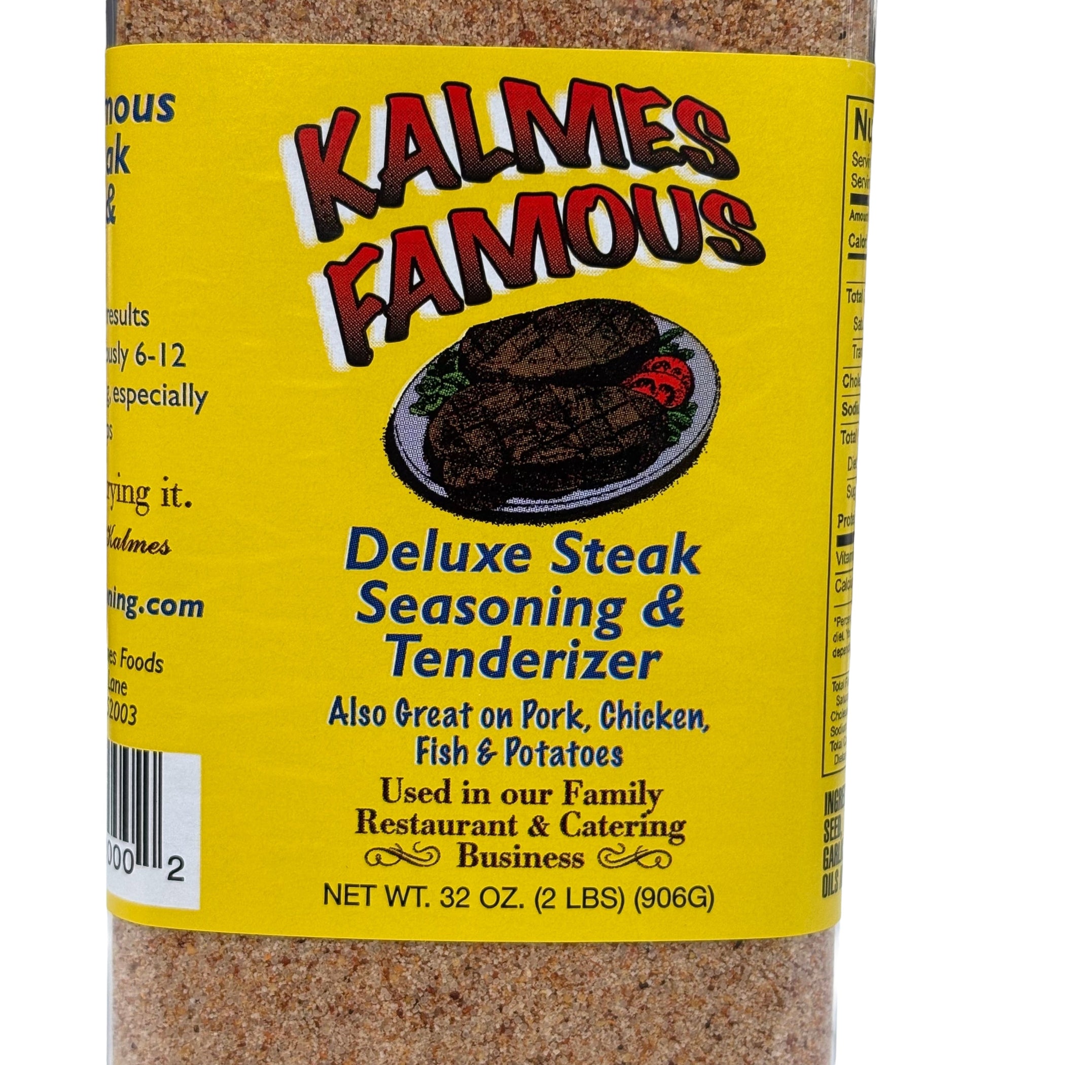 2-in-1 Steak Seasoning & Meat Tenderizer 32 oz 