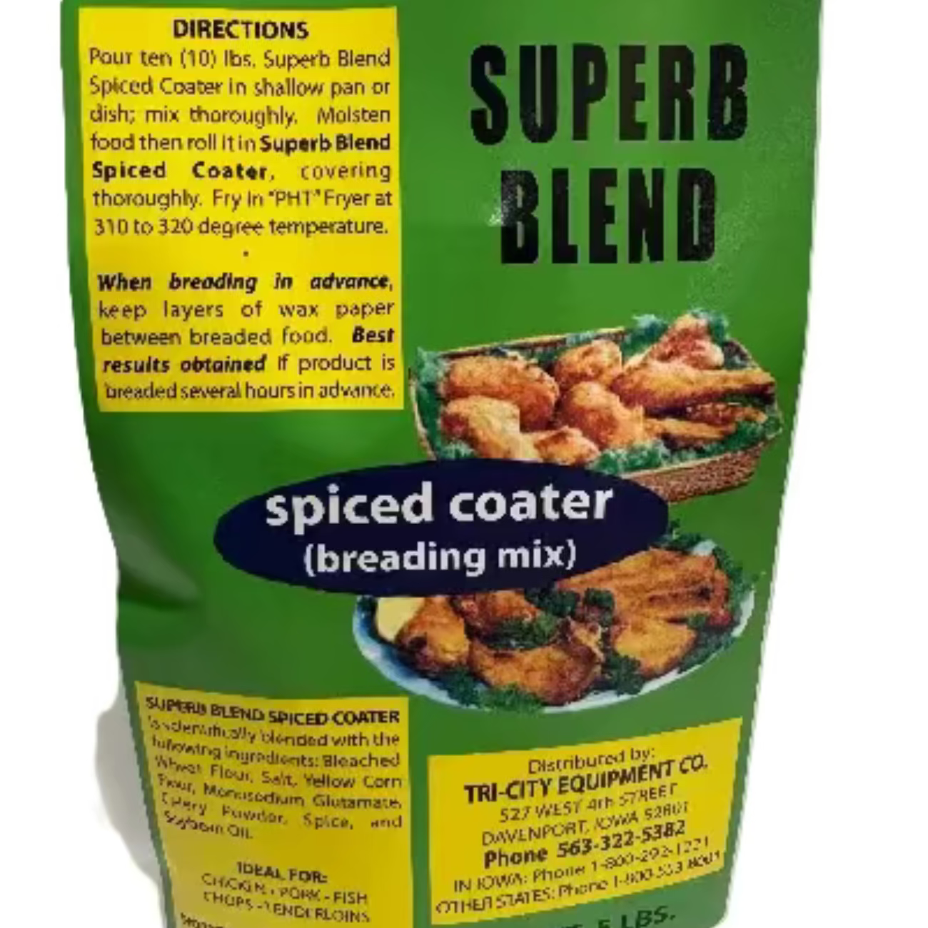 Crispy Coating Mix for Chicken, Pork & Fish" - "Triple Treat Coating Mix - Kalmes Foods