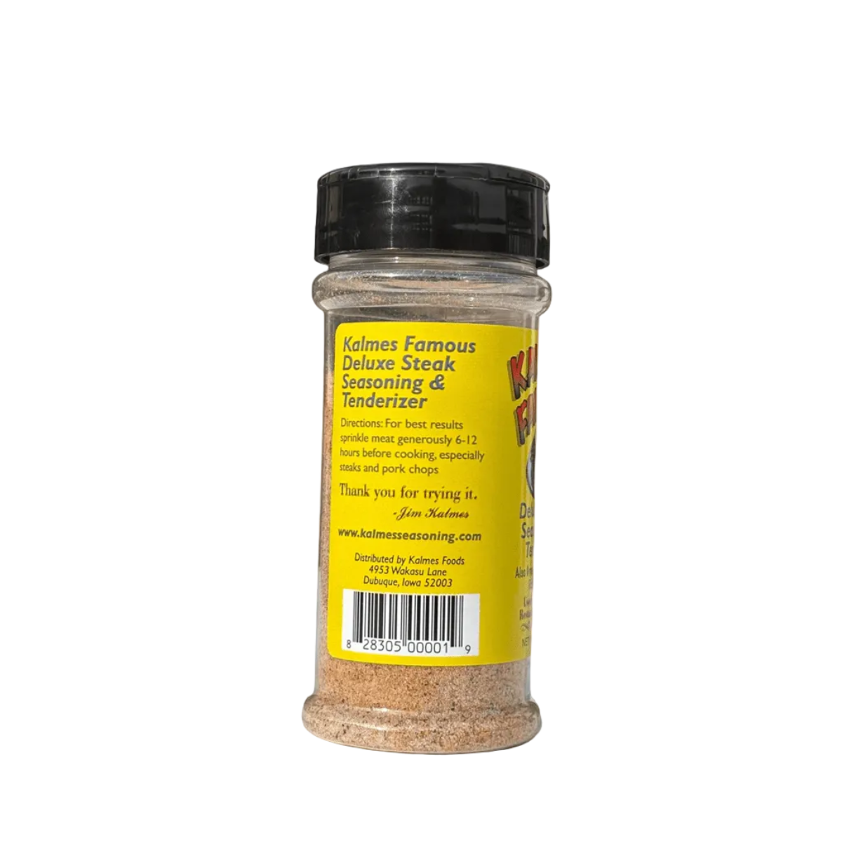 Kalmes Famous® 2-in-1 Seasoning & Meat Tenderizer, 5.5 oz Retail Bottle - Kalmes Foods Co