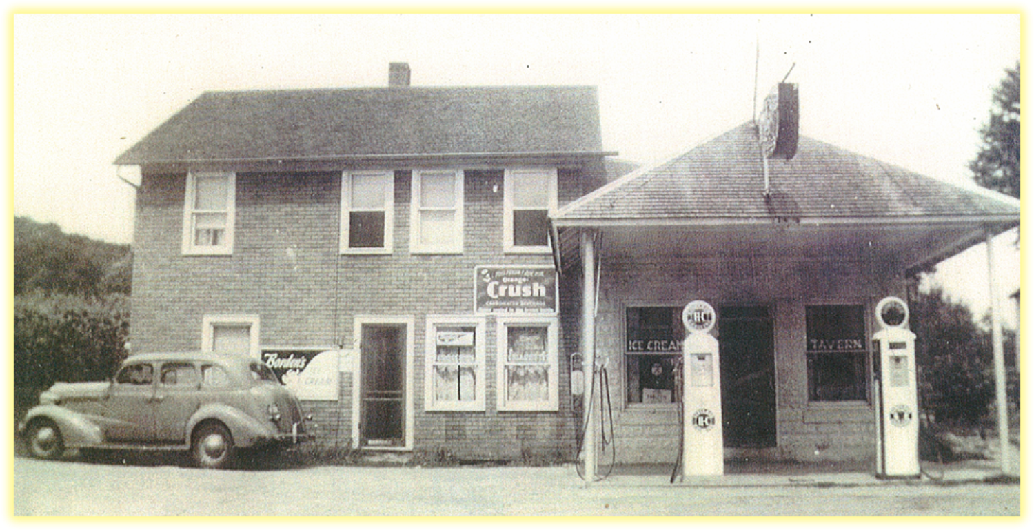  Kalmes Restaurant in St. Donatus,  Iowa. 1956