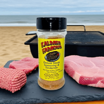 "Kalmes Famous 2-in-1 Steak Seasoning & Tenderizer - Family Recipe - Kalmes Foods