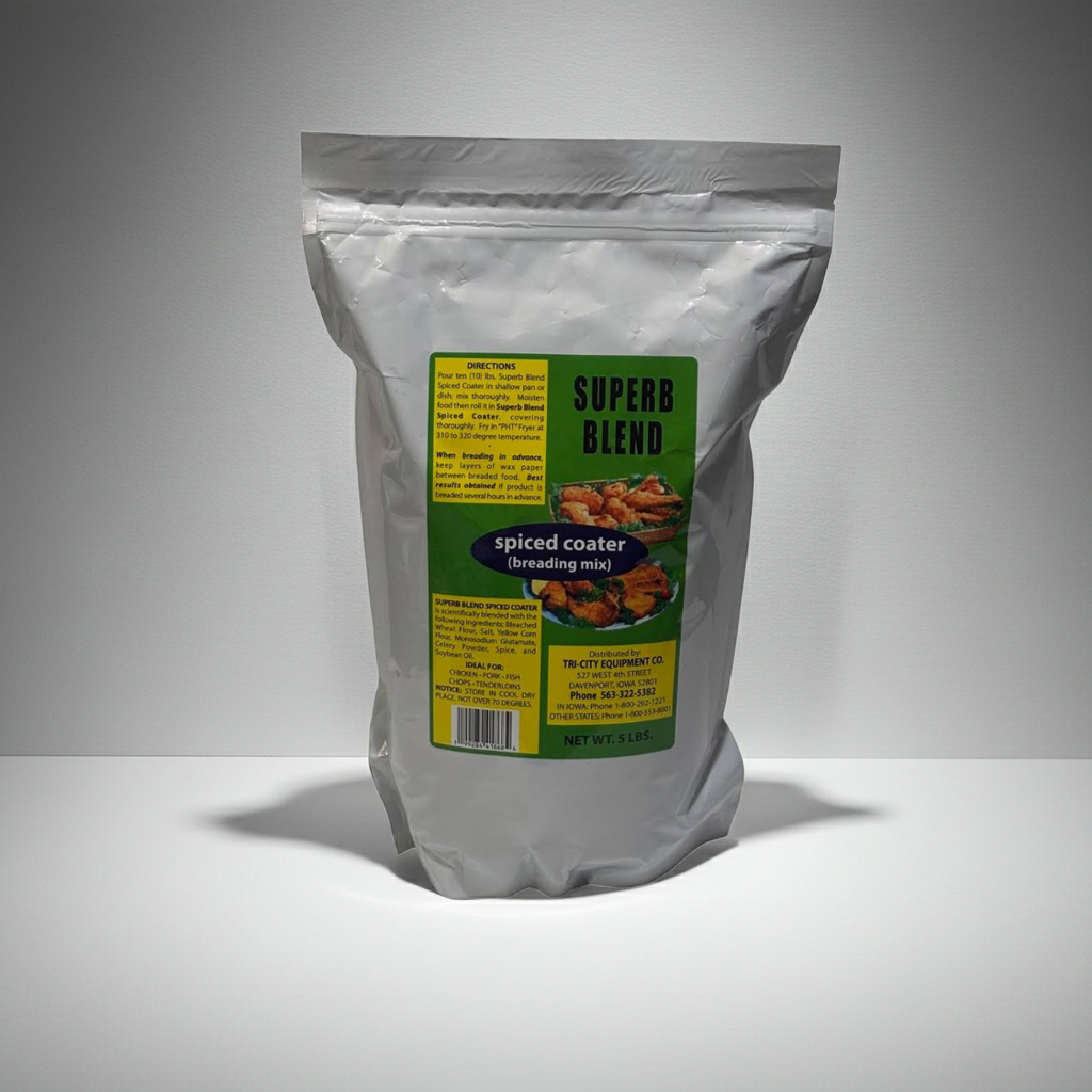 Superb Blend Spiced Coater Breading Mix – 5 lb