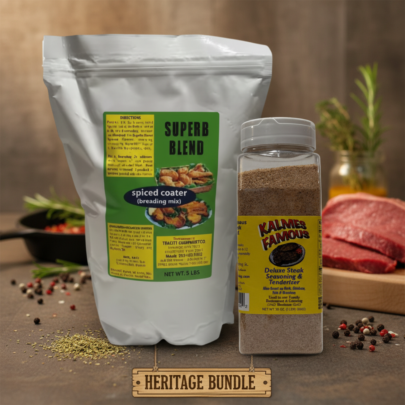 Bundle with Yellow Label Bottle