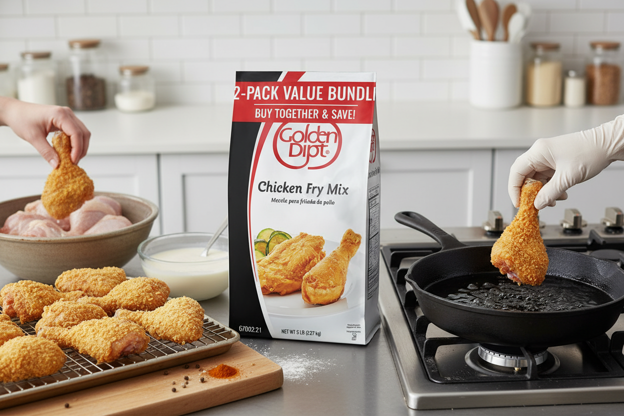 Golden Dipt Breading in Action