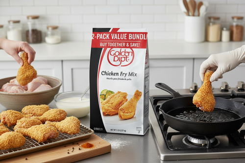 Golden Dipt Breading in Action