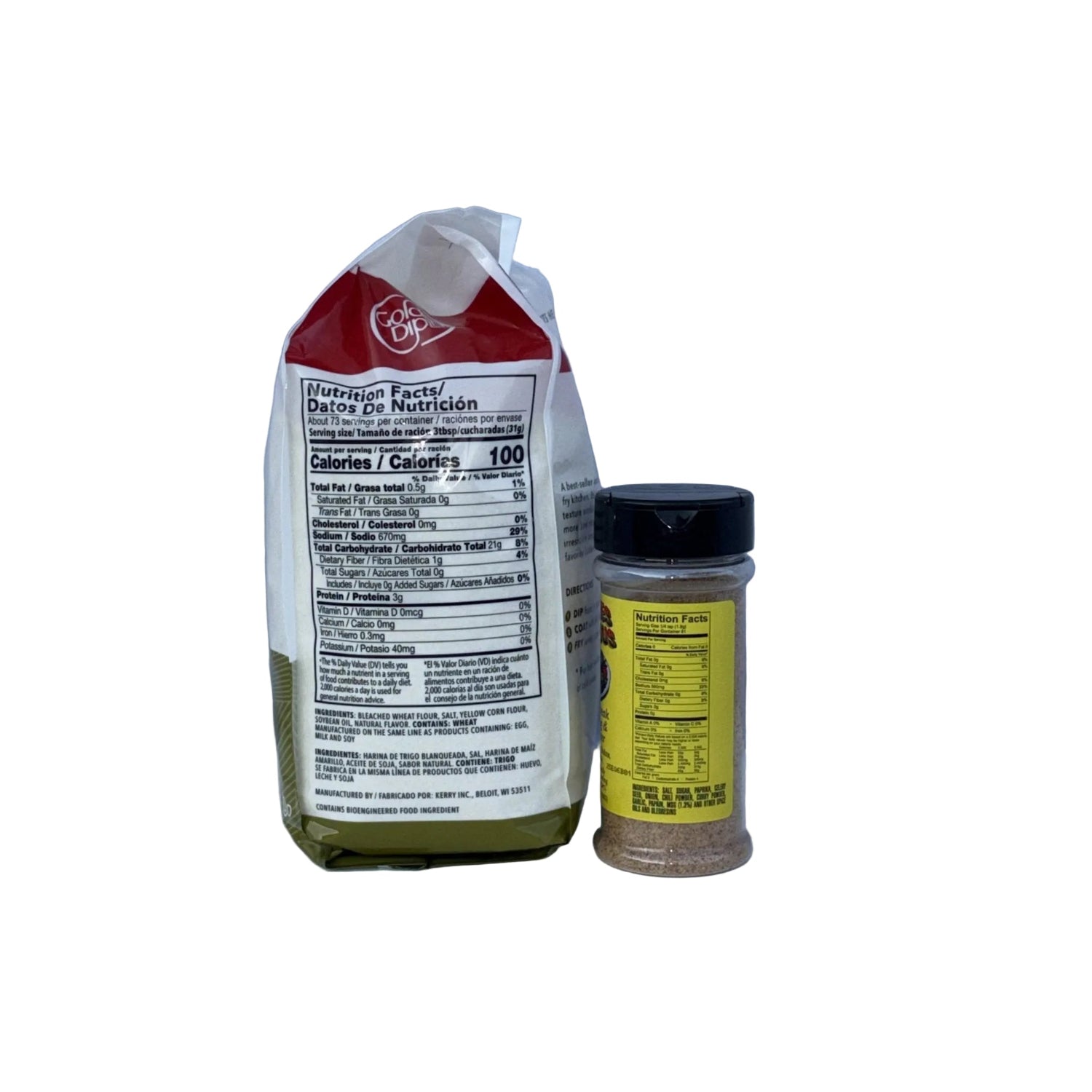 Kalmes 2-in-1 Seasoning & Golden Dipt Breading Kit – Restaurant-Quality Bundle - Kalmes Foods Co