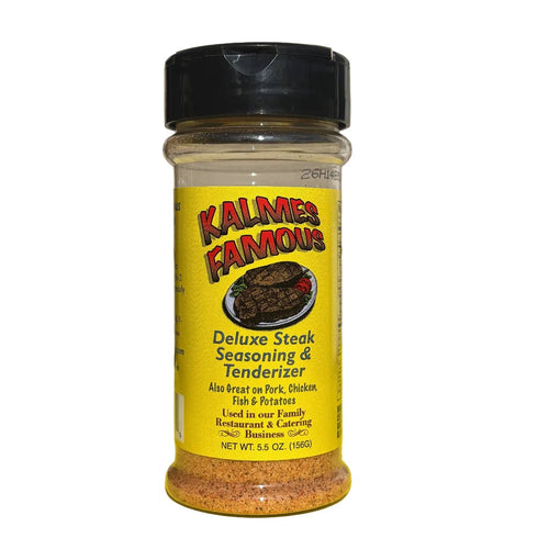 Kalmes Famous® 2-in-1 Seasoning & Meat Tenderizer, 5.5 oz Retail Bottle - Kalmes Foods Co