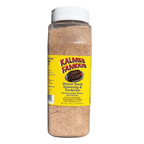 Kalmes Famous® 2-in-1 Steak Seasoning & Meat Tenderizer, 32 oz Professional Size - Kalmes Foods Co
