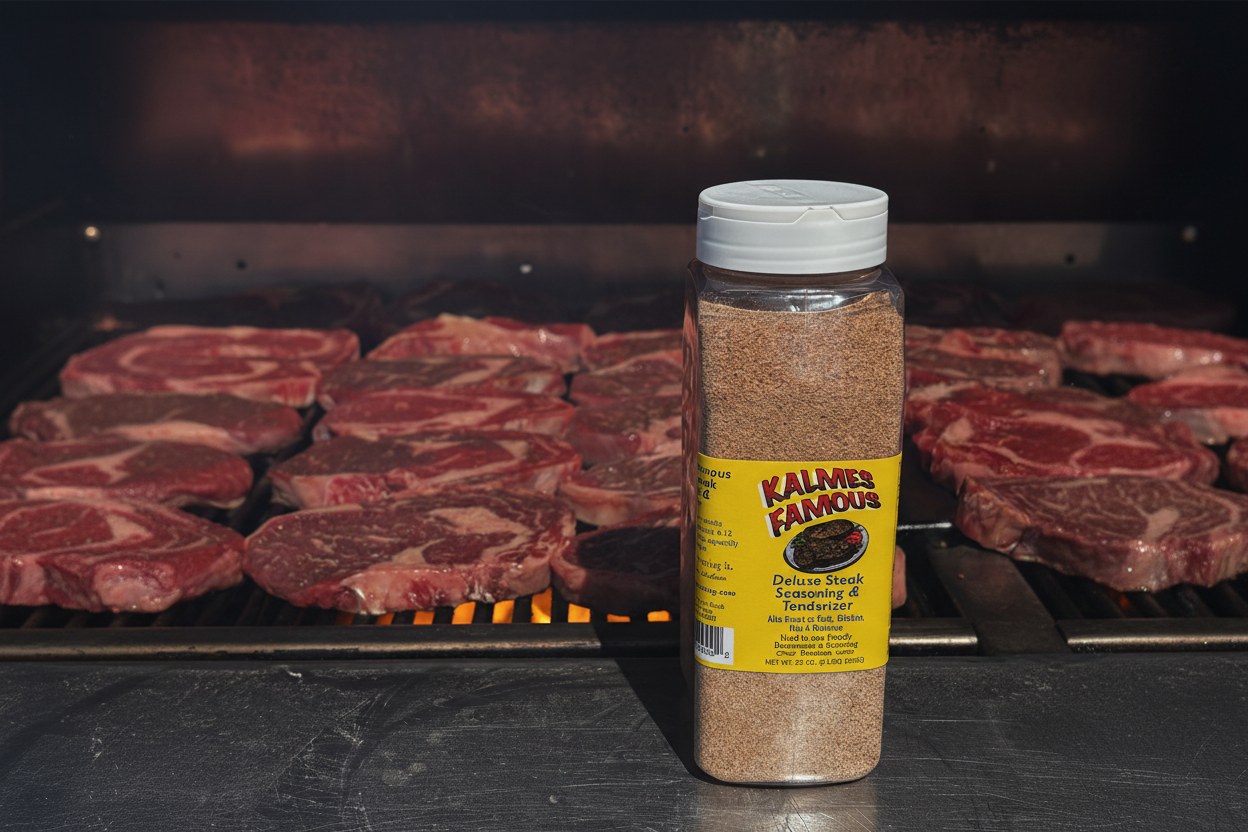Kalmes Famous Hero - Actual Bottle & Steaks