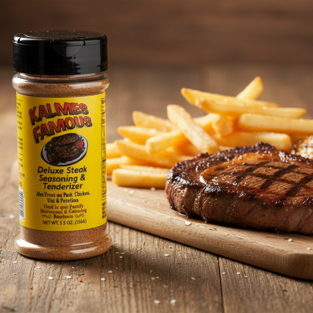 Kalmes Famous seasoning with grilled food