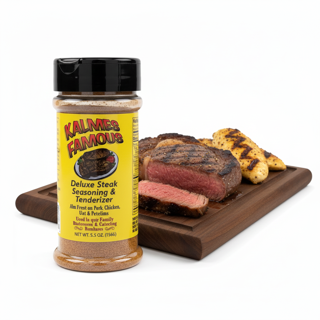 Kalmes Famous seasoning with steak
