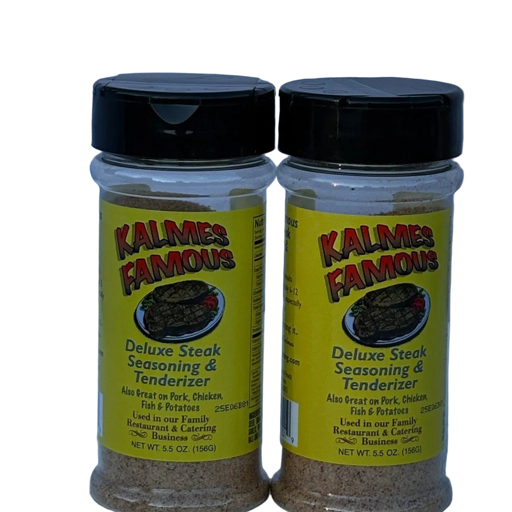 Kalmes Famous Steak Seasoning & Tenderizer Combo - 5.5 oz - Kalmes Foods Co