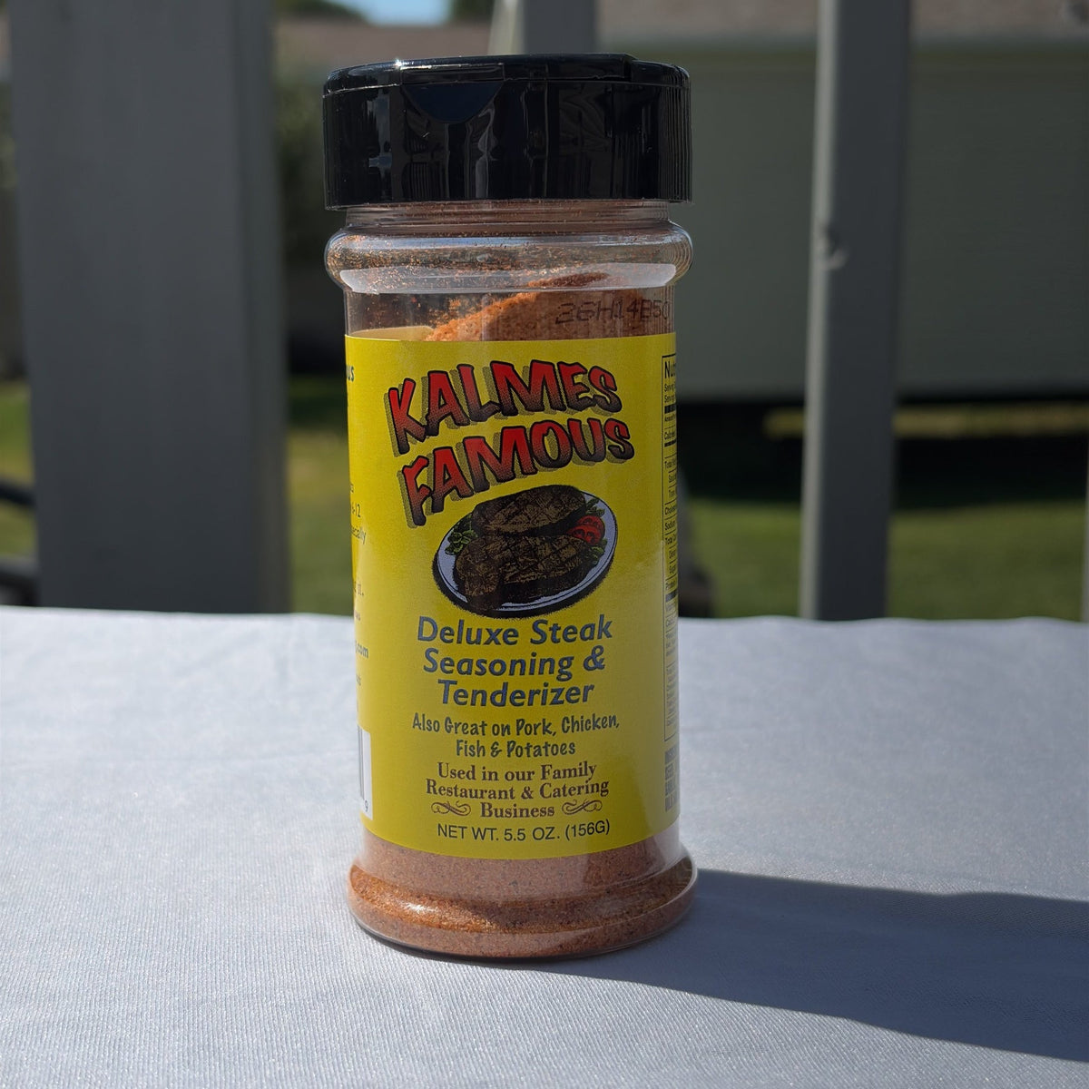 Kalmes Famous Steak Seasoning & Tenderizer Combo - 5.5 oz - Kalmes Foods Co