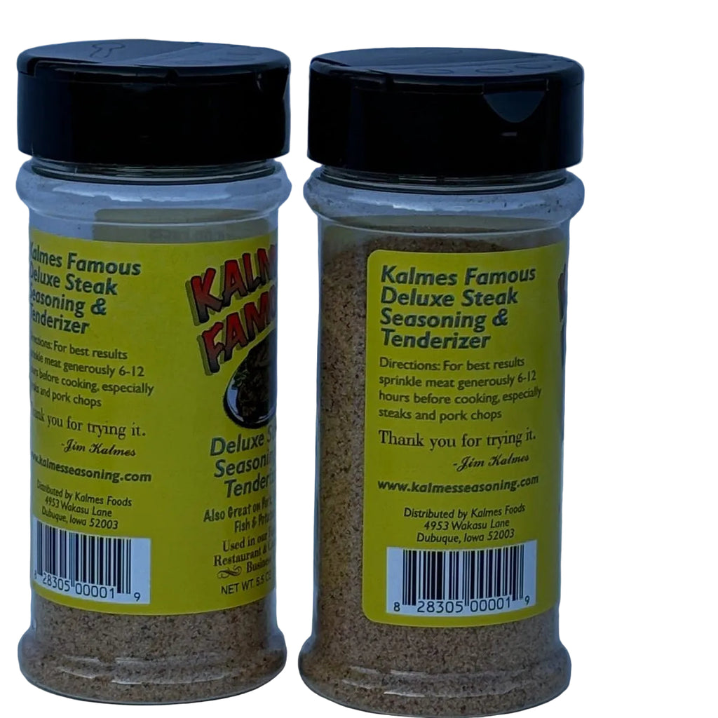 Kalmes Famous Steak Seasoning & Tenderizer Combo - 5.5 oz - Kalmes Foods Co