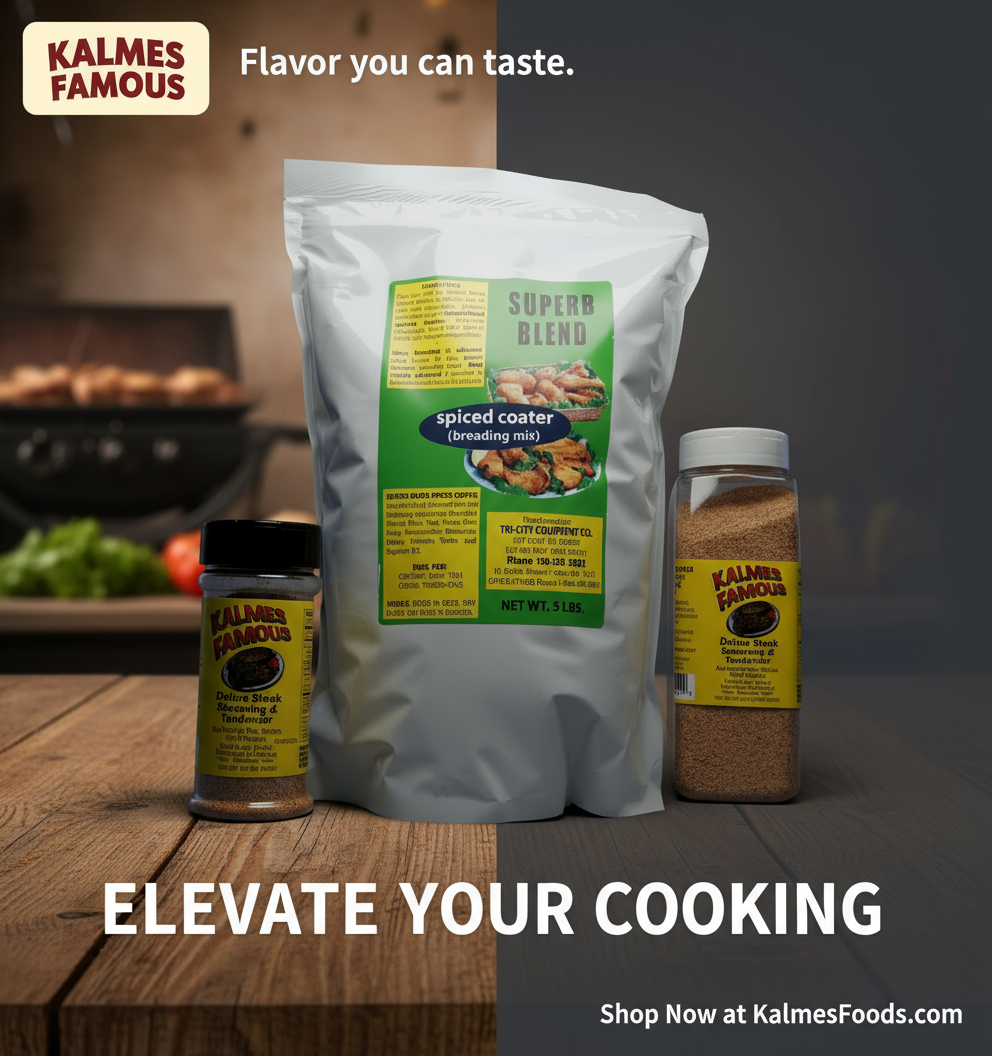 Ultimate Cooking Bundle - SUPERB BLEND Breading Mix & Steak Seasoning Combo - Kalmes Foods