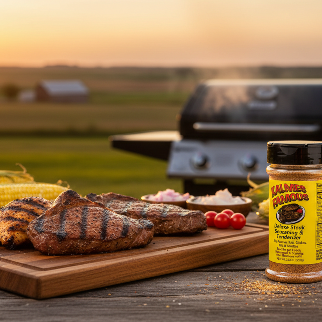 Kalmes Famous 2-in-1 Steak Seasoning & Tenderizer - Family Recipe