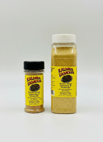 "Kalmes Famous 2-in-1 Steak Seasoning & Tenderizer - Family Recipe - Kalmes Foods