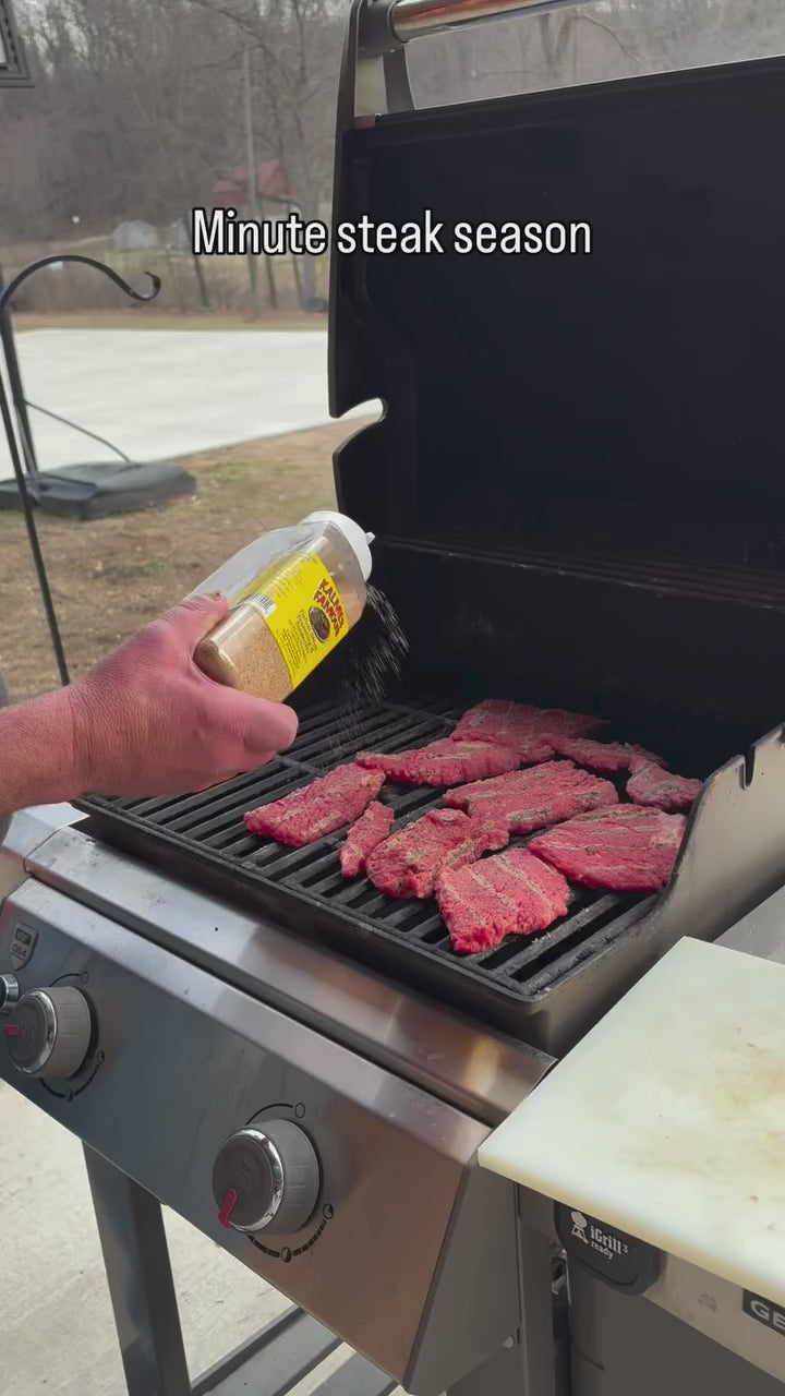 Kalmes Famous 2-in-1 Meat Tenderizer & Seasoning — 32 oz Bottle
