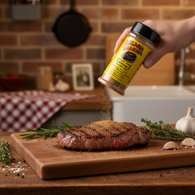 "Kalmes Famous 2-in-1 Steak Seasoning & Tenderizer - Family Recipe - Kalmes Foods