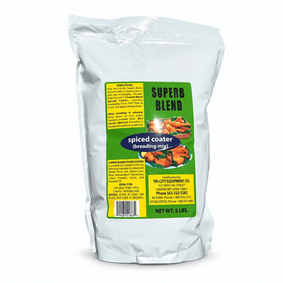 Superb Blend® Crispy Breading Mix – 5 lb - Kalmes Foods Co