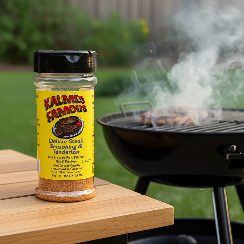 Meat Tenderizer & Seasoning - Kalmes 2-in-1 Steak Seasoning | 5oz & 32oz